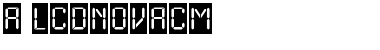 Download a_LCDNovaCm Font