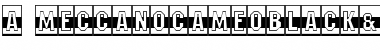 a_MeccanoCmB&W Regular Font