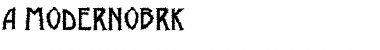 Download a_ModernoBrk Font