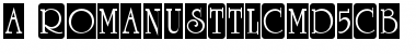 a_RomanusTtlCmD5Cb Regular Font