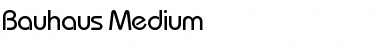 Download Bauhaus-Medium Font