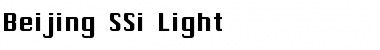 Beijing SSi Light Font