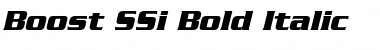 Boost SSi Bold Italic Font
