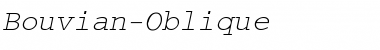 Download Bouvian-Oblique Font