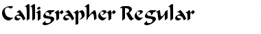 Calligrapher Regular Font