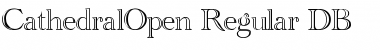 CathedralOpen DB Regular Font