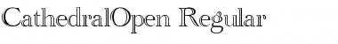 CathedralOpen Font