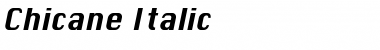 Chicane Italic Font