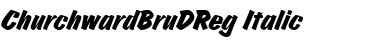 Download ChurchwardBruDReg Font