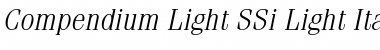 Download Compendium Light SSi Font