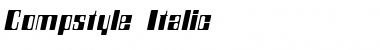 Compstyle Italic
