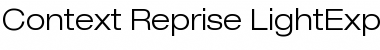 Context Reprise LightExp SSi Font