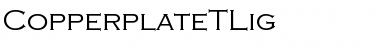 CopperplateTLig Regular Font