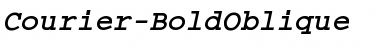 Download Courier-BoldOblique Font