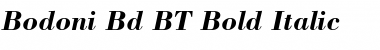 Download Bodoni Bd BT Font