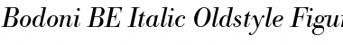 Bodoni BE Italic