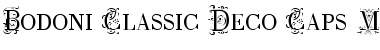Download Bodoni Classic Deco Caps Font