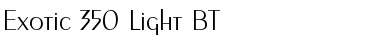 Exotc350 Lt BT Light Font