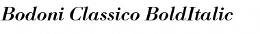 Bodoni Classico BoldItalic Font