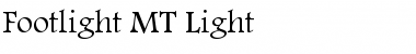 Footlight MT Light Regular Font