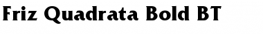 FrizQuadrata BT Font