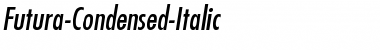 Download Futura-Condensed-Italic Font