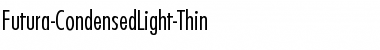 Futura-CondensedLight-Thin Regular Font