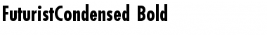 FuturistCondensed Bold Font