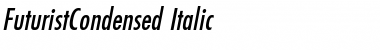 FuturistCondensed Italic