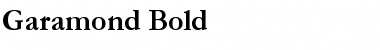 Garamond Bold