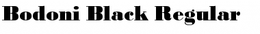 Bodoni-Black Regular Font