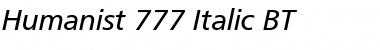 Humnst777 BT Font