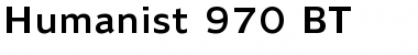 Humanst970 BT Font