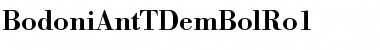 Download BodoniAntTDemBolRo1 Font