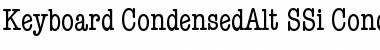 Download Keyboard CondensedAlt SSi Font