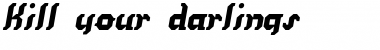 Download Kill your darlings Font
