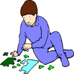Boy Building Puzzle
