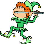 Elf Playing Flute 1