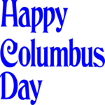 Columbus Day - Happy