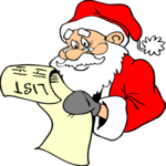 Santa with List 09
