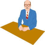 Businessman at Desk 05