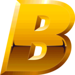 Gold  Italic B