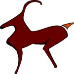 Wooden Goat Leaping