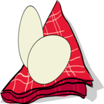 Eggs on Napkin