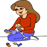 Girl with Doll 03