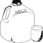 Milk Jug & Glass Frame