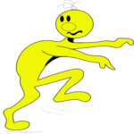 Yellow Dude Running