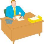 Man at Desk 03