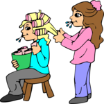 Girl Styling Hair 2