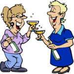 Women Toasting 2